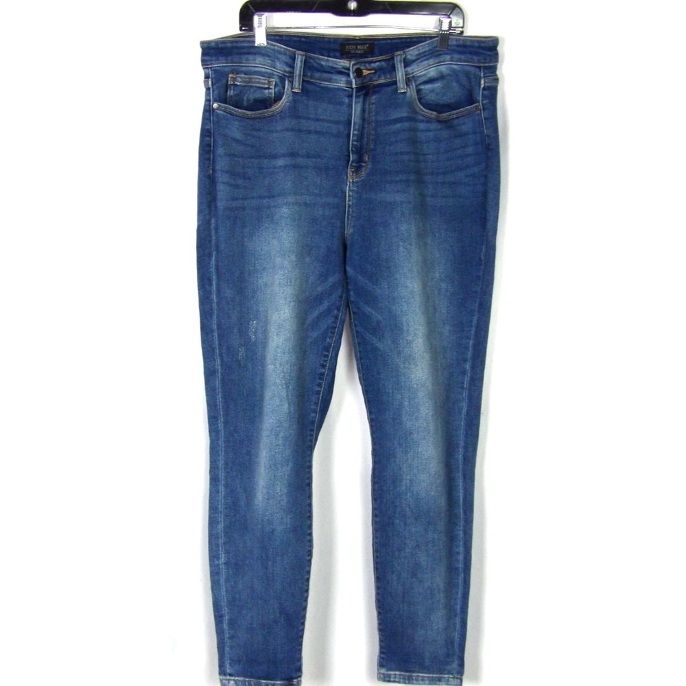 JUDY BLUE Stretch High Rise Slim‎ Fit Denim Jeans Women's 15/32